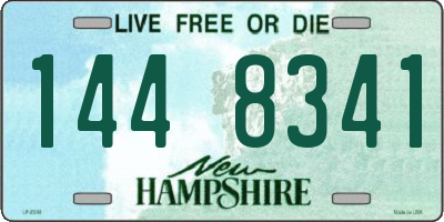 NH license plate 1448341