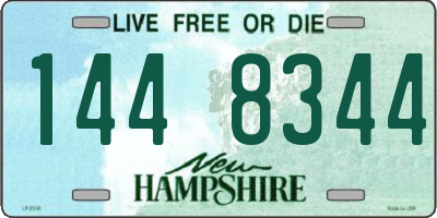 NH license plate 1448344