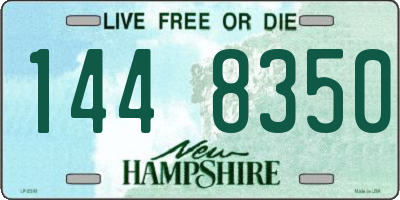 NH license plate 1448350