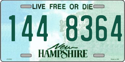 NH license plate 1448364