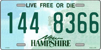 NH license plate 1448366
