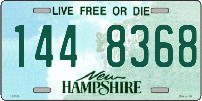 NH license plate 1448368