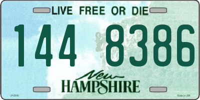 NH license plate 1448386