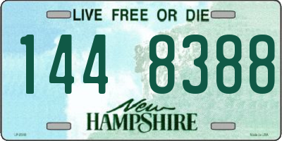 NH license plate 1448388