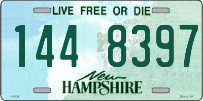 NH license plate 1448397