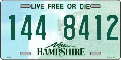 NH license plate 1448412
