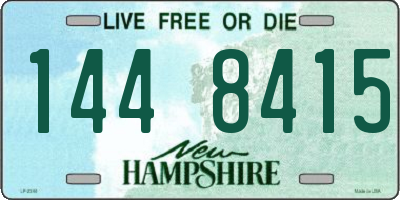 NH license plate 1448415