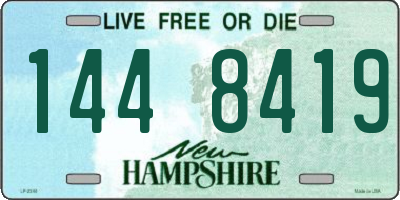 NH license plate 1448419