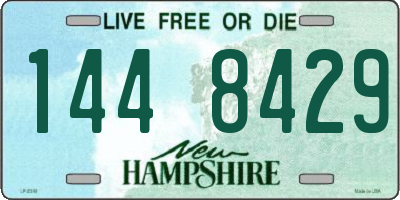 NH license plate 1448429