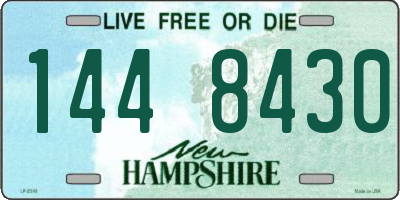 NH license plate 1448430