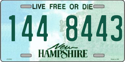 NH license plate 1448443