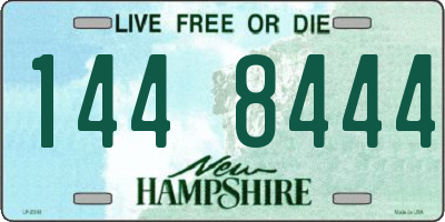 NH license plate 1448444