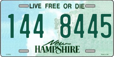 NH license plate 1448445