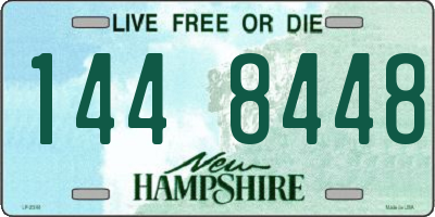 NH license plate 1448448