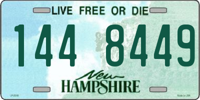 NH license plate 1448449