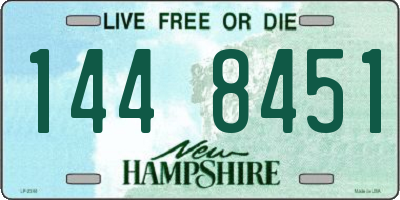 NH license plate 1448451