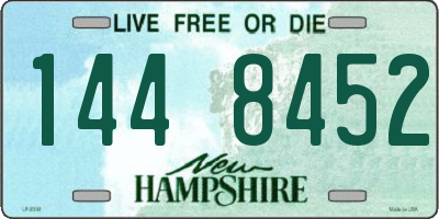 NH license plate 1448452