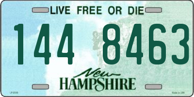 NH license plate 1448463