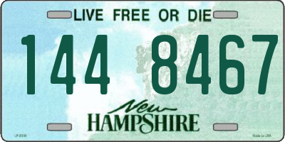 NH license plate 1448467