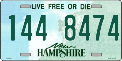 NH license plate 1448474
