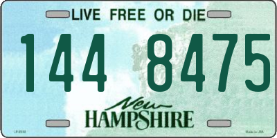 NH license plate 1448475