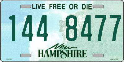 NH license plate 1448477