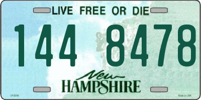 NH license plate 1448478