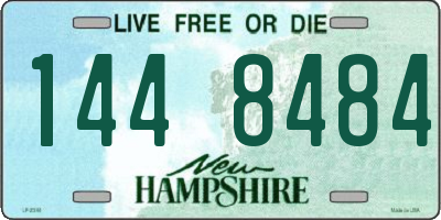 NH license plate 1448484