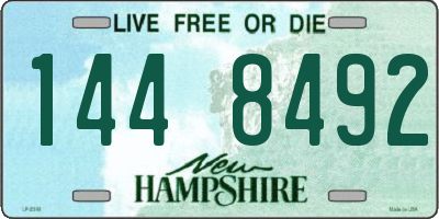NH license plate 1448492