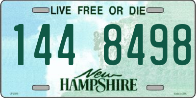 NH license plate 1448498