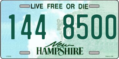 NH license plate 1448500