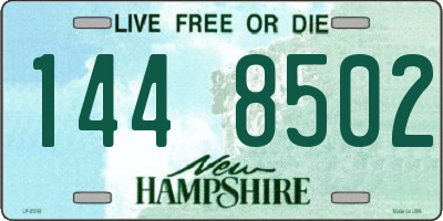 NH license plate 1448502