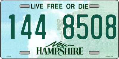 NH license plate 1448508