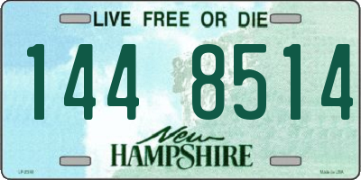 NH license plate 1448514