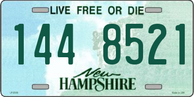 NH license plate 1448521