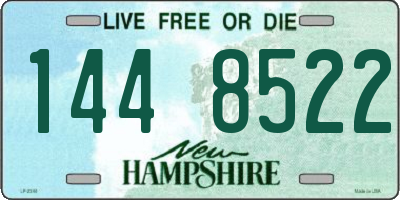 NH license plate 1448522