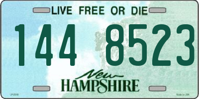 NH license plate 1448523