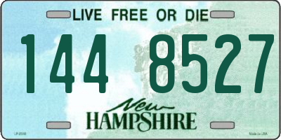 NH license plate 1448527