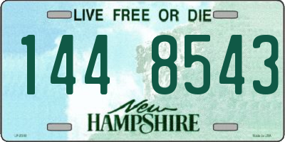 NH license plate 1448543