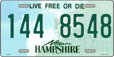 NH license plate 1448548