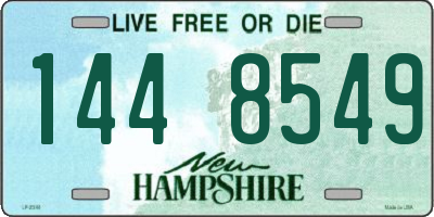 NH license plate 1448549
