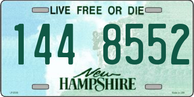 NH license plate 1448552