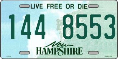 NH license plate 1448553