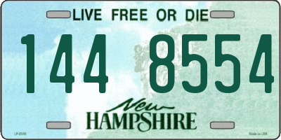 NH license plate 1448554
