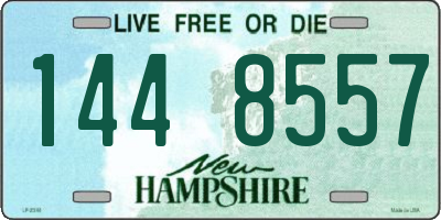 NH license plate 1448557