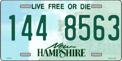 NH license plate 1448563