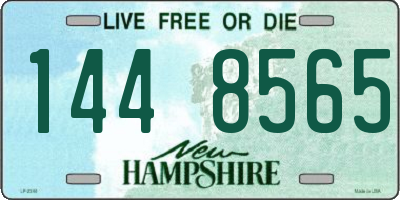 NH license plate 1448565
