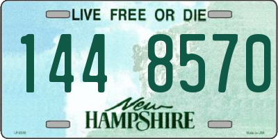 NH license plate 1448570
