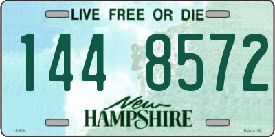 NH license plate 1448572