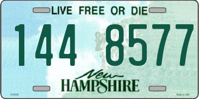 NH license plate 1448577